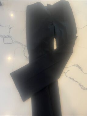Women's Black Ponte Stretch Ankle Pants